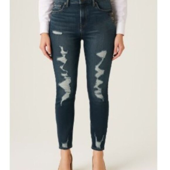 AEROPOSTALE NWT Size 4R Destructed Super High Rise Jeggings Jeans Curvy - Picture 1 of 8